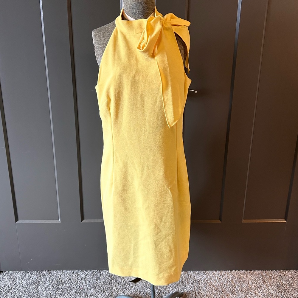 Vince Camuto Yellow Sleeveless Dress Size 6